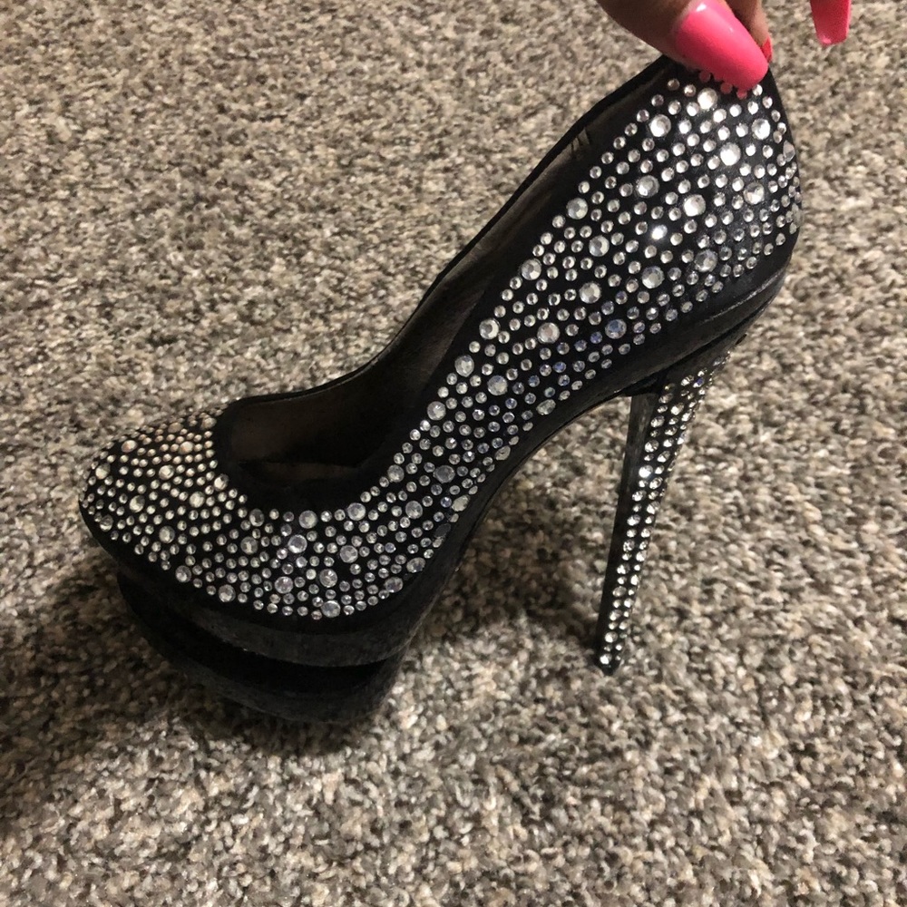 Rhinestone heels